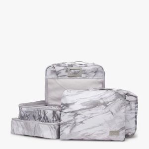 NEW- Calpak 5 piece packing cubes- Milk Marble
